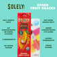 SOLELY - Organic Spicy Mango Chili and Salt Fruit Jerky - 12 Individually Wrapped Strips - Fruit Leather Made from Dried Fruit -