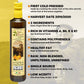 Papa Vince Extra Virgin Olive Oil, Lemon Agspirit-inspired flavorato, First Cold Pressed, Unfiltered, 16.91 Fl Oz, Glass Bottle, Sicily, Italy