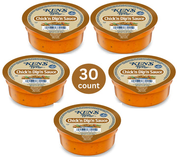 30 Count | Salad Dressing Dipping Sauce Portion Cups | Single Serve Packets (Chick'N Dip'N Sauce)