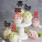 Keaziu 24 Pack Graduation Cupcake Toppers Senior 2025 Congrats Grad Red Decorations