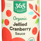 365 By Whole Foods Market, Sauce Cranberry Jellied Organic, 14 Ounce