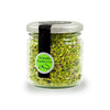 Sciara Chopped Sicilian Pistachios, Premium Quality, Glass Jar, 100g (3.5oz)