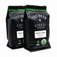 The Bean Organic Coffee Company Le Bean, Dark French Roast, Whole Bean Coffee, 16-Ounce Bags (Pack Of 2)