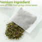 ULTHMOK Ginkgo Biloba Tea Bags - 100% Natural, Caffeine Free, 40 Count