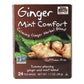 NOW Foods Ginger Mint Comfort Tea, Caffeine-Free, 24 Count, Brew: Brown, Model: 4235