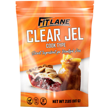 Clear Jel For Canning 2 Lbs - Cook Type Corn Starch Powder - Thickener For Liquids  Cherry Pie Filling  And Fruit Desserts - Non Gmo Cooking Ingredient - Makes Beautiful Pies