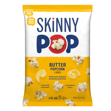 Skinnypop Popcorn Popcorn - Real Butter - Case of 12 - 4.4 oz(D0102HXXZRW.)