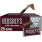 HERSHEYS Milk Chocolate Snack Size  Candy Bars  11.25 oz (25 Pieces)