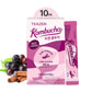 TEAZEN Mulled Wine Kombucha Tea, Sugar Free, Probiotics, 10 Sticks, 1.76oz