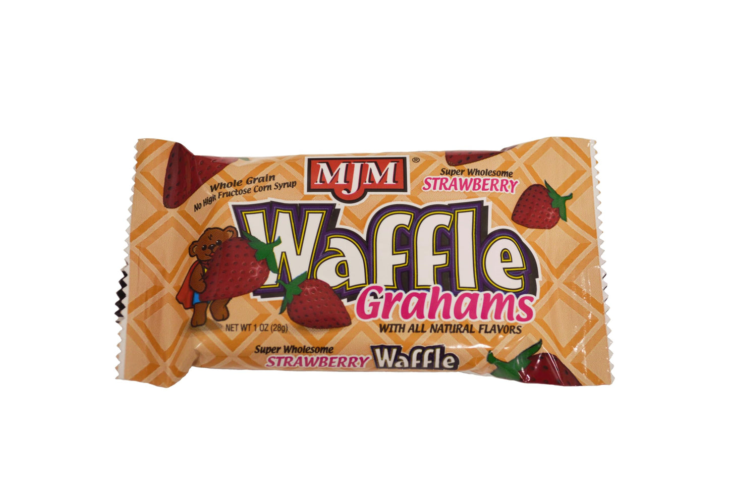 MJM Waffle Grahams - 1 Ounce (Pack of 300) - Delicious Snack Treats