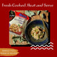 KA-ME Udon Noodles - Fresh Cooked Stir Fry Noodles 14.2 oz (Pack Of 6), No Preservatives/MSG, Instant & Microwaveable, Perfect f