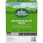 Green Mountain Coffee Decaf Breakfast Blend K-Cup, Light Roast, 24 Count, Brown, Model 7522