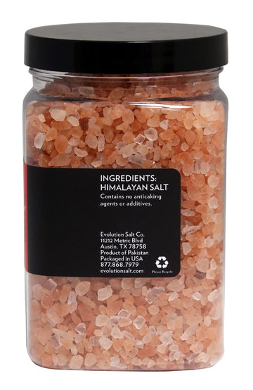Evolution Salt - Himalayan Pink Salt Coarse Grind, 17 oz