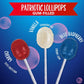 SUNNY ISLAND Patriotic Lollipops | 2 Pound Bag, 35 Pieces | Cherry, Blue Raspberry, Vanilla Flavors | Individually Wrapped