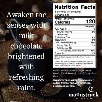 Moonstruck Chocolate Mint Chocolate Mint Hot Cocoa Mix, 9.5Oz (Pack Of 1)