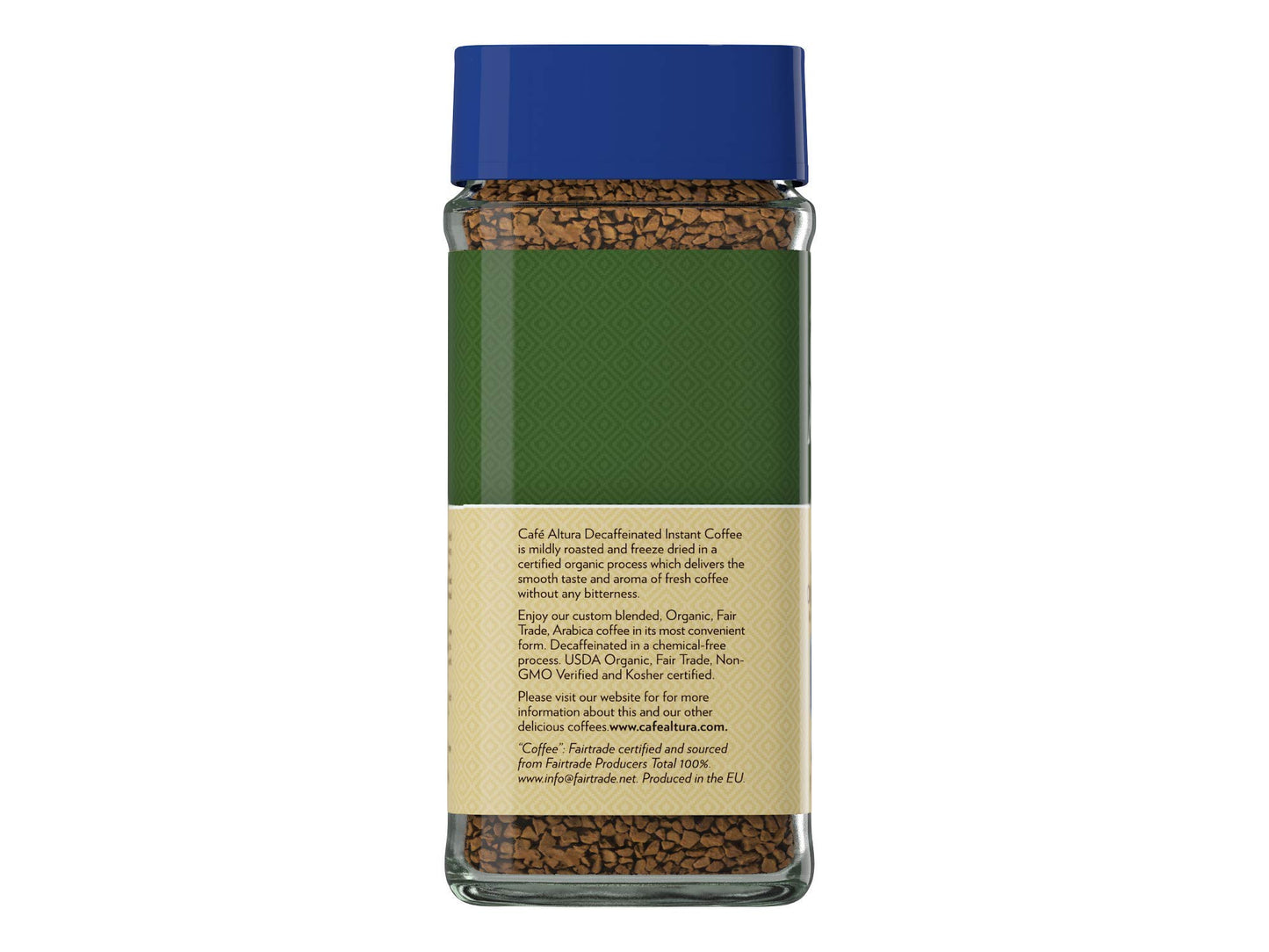 Cafe Altura Organic Fair Trade Decaf Instant Coffee, 3.53 Oz (Pack Of 2)