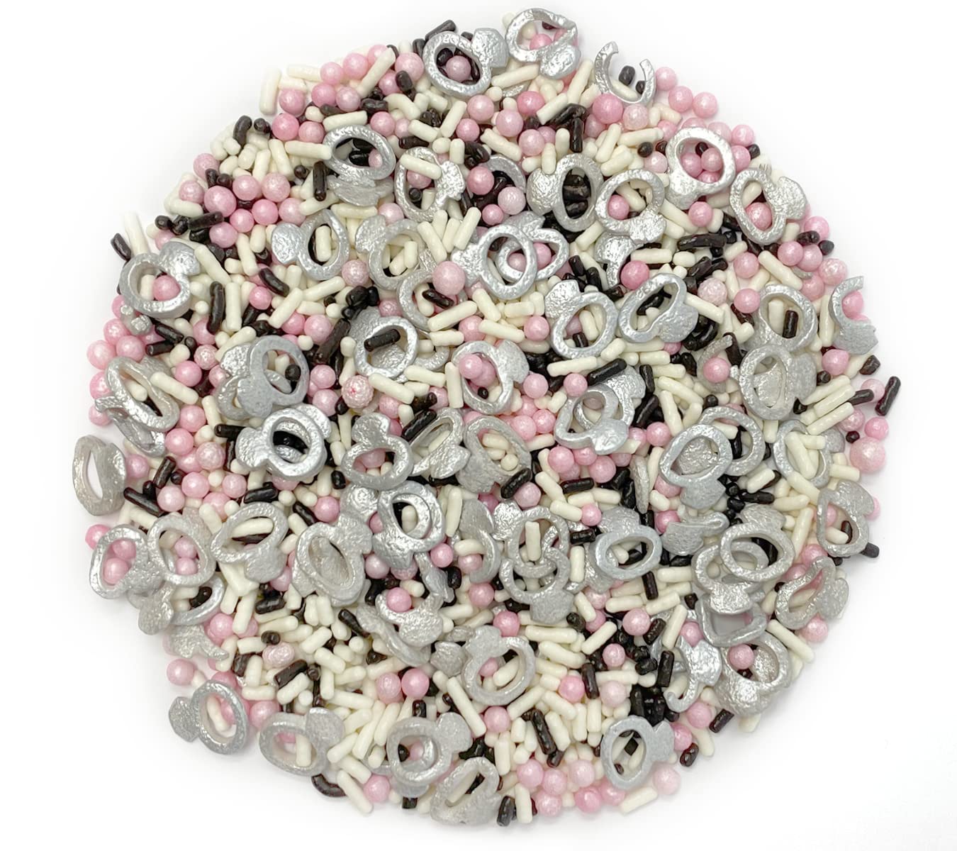 Mystic Sprinkles Wedding/Bridal Sprinkles Mixes (Pop The Question Sprinkle Mix 3.4Oz)