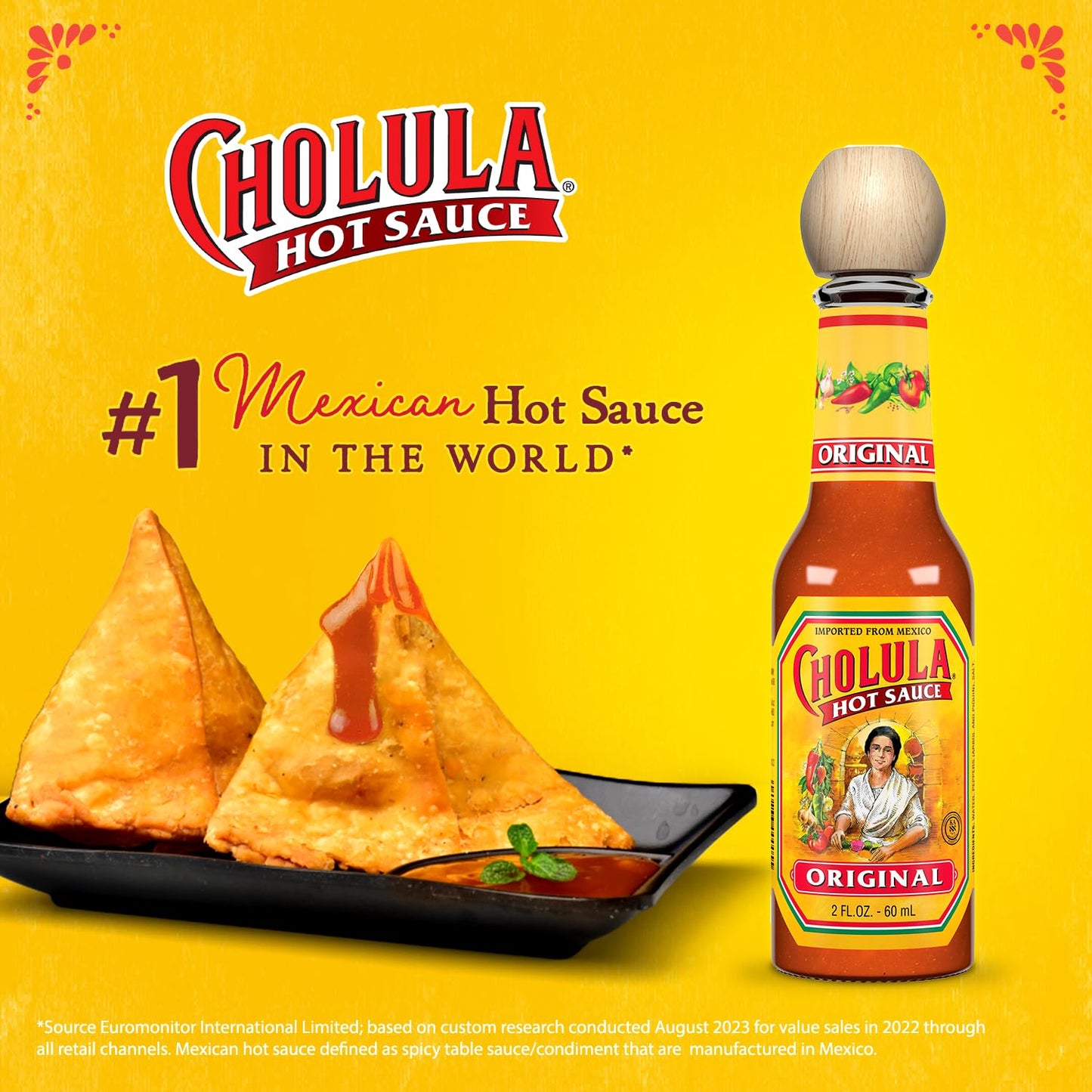 Cholula, Sauce Hot Orgnl, 2 Oz, (Pack Of 12)