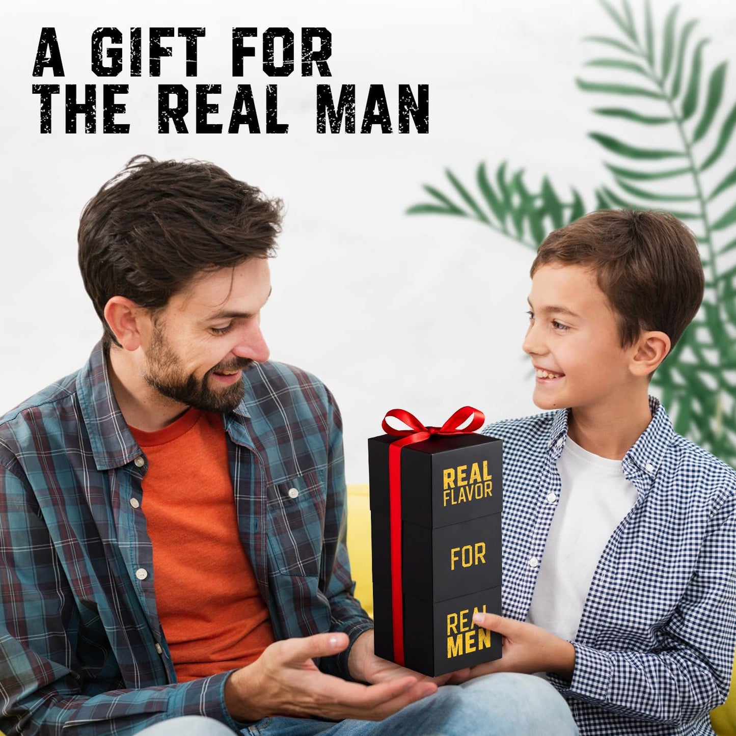 Mens Nut Gifts Box, Featuring Spicy Peanuts, Rice  Ers And Banana Chips In 3 Cube Boxes, Ideal Gift For Men.