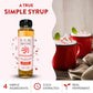 Peppermint Agave Simple Syrup for Coffee  Cocktails  Matcha - Sweetened with Agave Nectar - Infused with Real Peppermint Leaf - 13.5 oz
