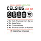 CELSIUS Fizz Free Peach Mango Green Tea  Sugar Free Energy Drink  12 Fl Oz (Pack of 4)