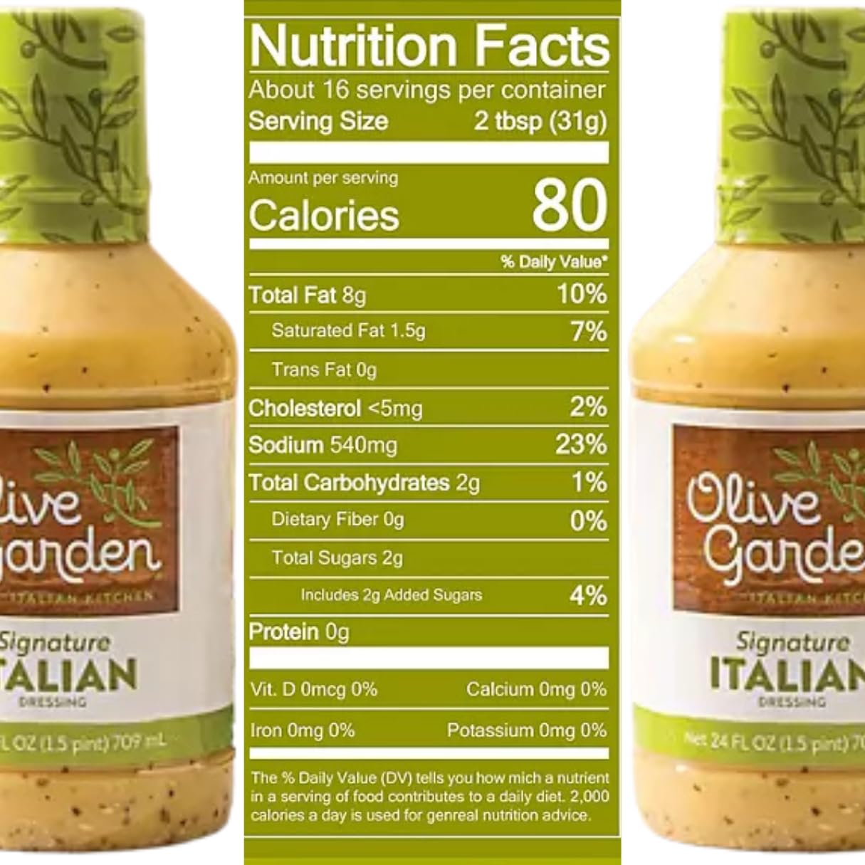 Olive Garden Signature Italian Dressing 24 Oz - Garden Italian Dressing - Garden Dressing (Luxenton Tradmark Spoon Included)