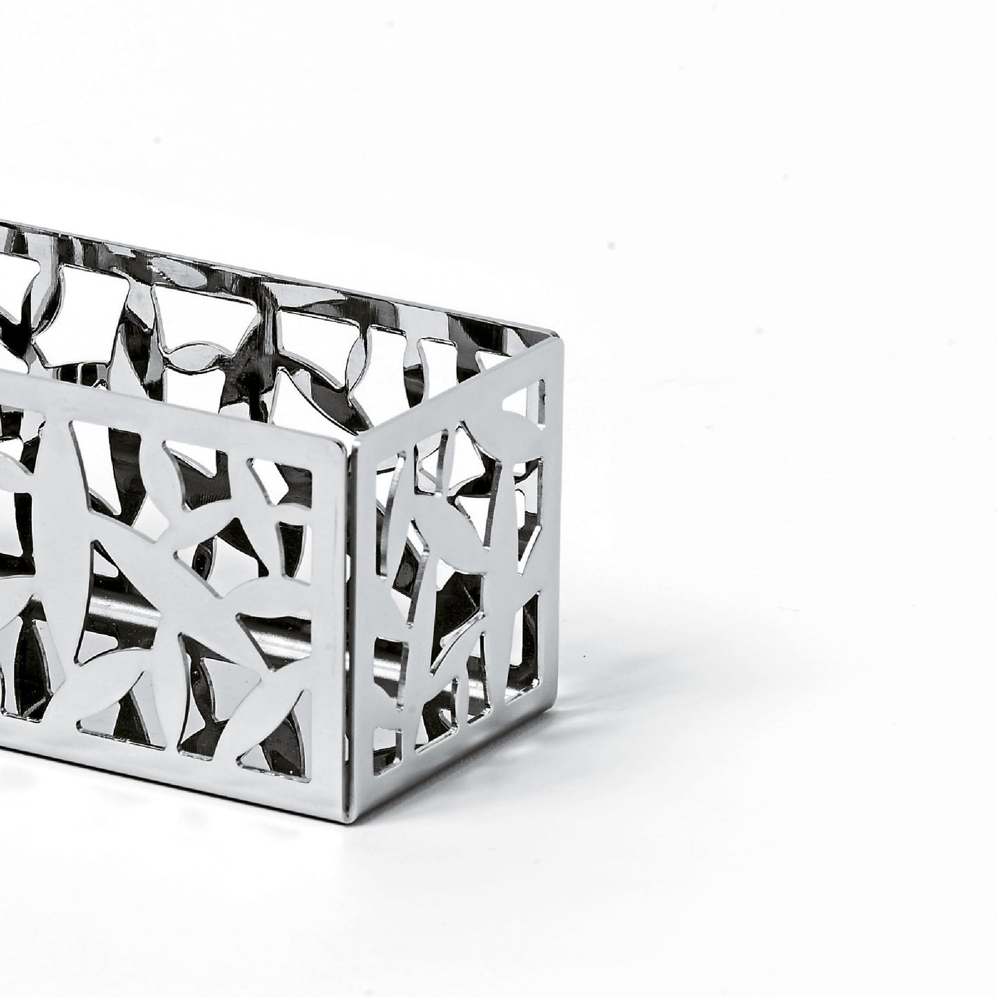 Alessi Holde Cactus Tea/Sugar Bags Holder, Silver