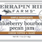 Terrapin Ridge Farms Blueberry spirit-inspired flavor Pecan Jam, Sweet Jam with Blueberries, Pecans & Raisins, 11 oz Jar, Pack of 6