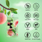 Hethstia Konjac Jelly Peach Flavor, Drinkable Peach Jelly Squeeze Pouches, 0 Sugar, 4 Calories, Keto, Vegan, Gluten-Free, Vitami