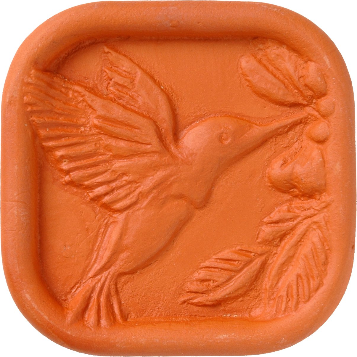 JBK Pottery Terracotta Brown Sugar Saver – Handmade Food-Safe Keeper – 1 Count – Humming Bird