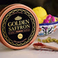 Golden Saffron  Finest Pure enhanced All Red Saffron Threads  Grade A+ Super Negin  Non-GMO Verified. For Tea  Paella  Rice  Desserts  Golden Milk and Risotto (50.0 Grams)