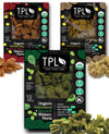 TPL 3 Pack Organic Bean Ribbon Cut Artisan Pasta Combo Sampler Pack Edamame Soy with Spinach Adzuki Quinoa - Keto Low Carb Prote
