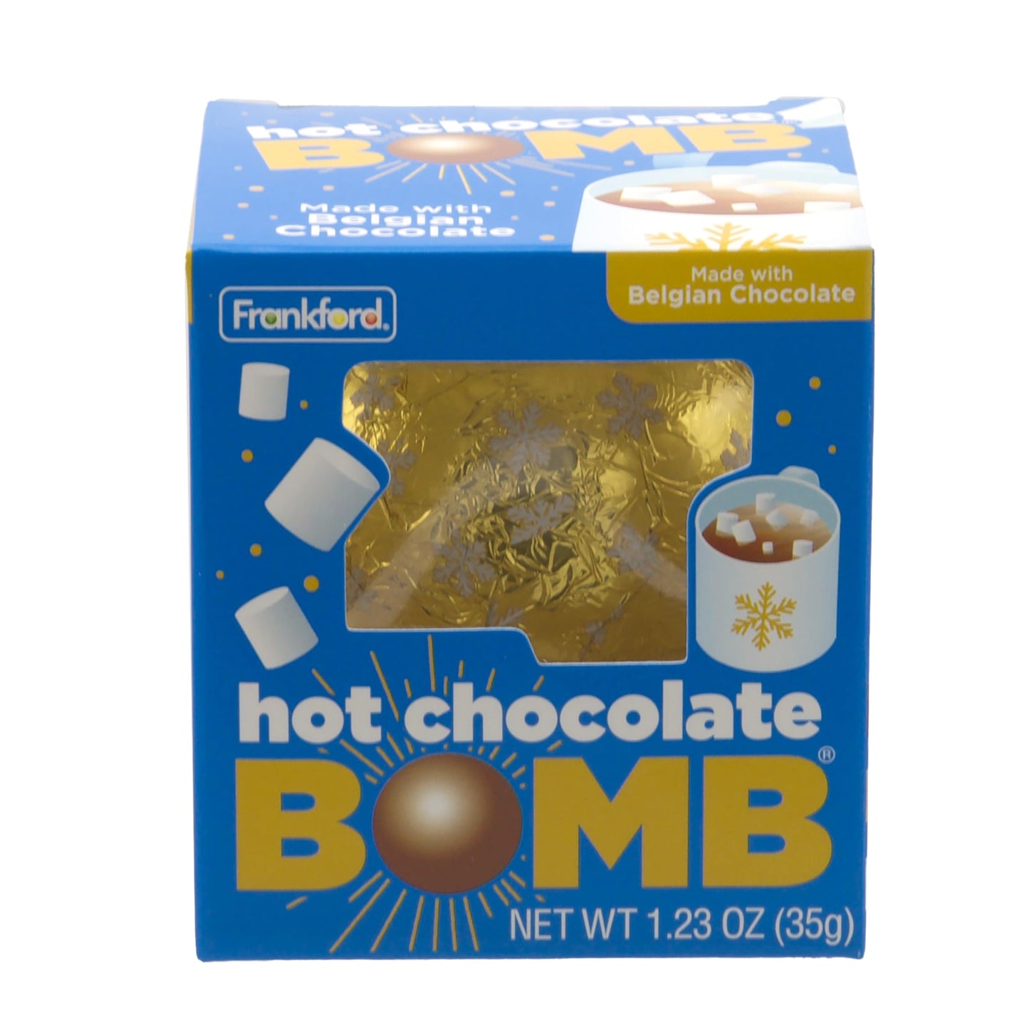 36 Pack Assorted Frankford Hot Chocolate  s - 18 Original Flavor  6 Peppermint  6 Double Chocolate  and 6 Salted Caramel Belgian Chocolate Hot Cocoa Melting Balls