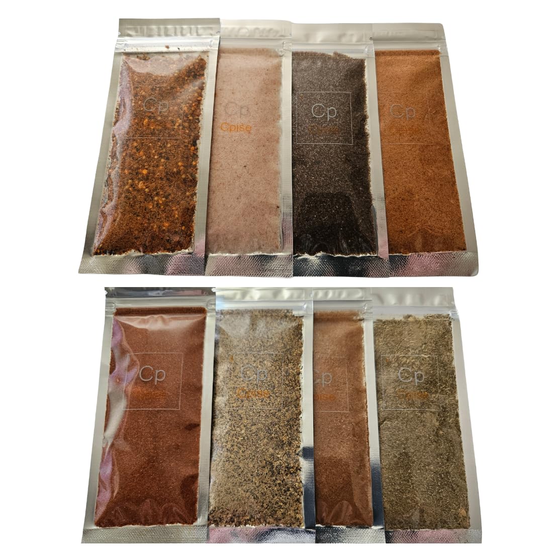 Cpise Organic Camping Spice Set - 8 Essential Spices for Camping & Travel, 8 Piece Assortment
