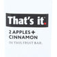 Thats It Zesty Apple + Cinnamon Fruit Bar 1.2 Ounce