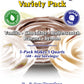 Gramzero Variety (Vanilla, Chocolate, Butterscotch, Banana, Lemon) Sugar Free Pudding Mix 5-Pack, Great For Nutrition Club Meal