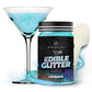 BeePoint Edible Glitter for Drinks, 15g Iridescent Food Grade Shimmer Powder for Cocktails, Baking, and Decorating