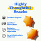Madegood Cheddar Star Puffed Crackers (6 Bags - 4.26 Oz Each) Gluten Free And Organic Crackers, Healthy Snacks