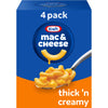 Kraft Thick n Creamy Macaroni & Cheese Dinner (4 ct Pack, 7.25oz Boxes)