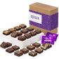 Fairytale Brownies Magic Morsel 24 Individually Wrapped Gourmet Chocolate Food Gift Basket - 1.5 Inch X 1.5 Inch Bite-Size Brown