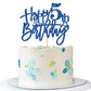 Roadsea Happy 5Th Birthday Cake Topper - Kid Girl Boy Five Years Old Birthday Cake Supplies - 5Th Birthday Party Decorations - B