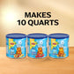 Lipton Zero Sugar Iced Tea Mix  Peach Flavor Black Iced Tea  Makes 10 Quarts