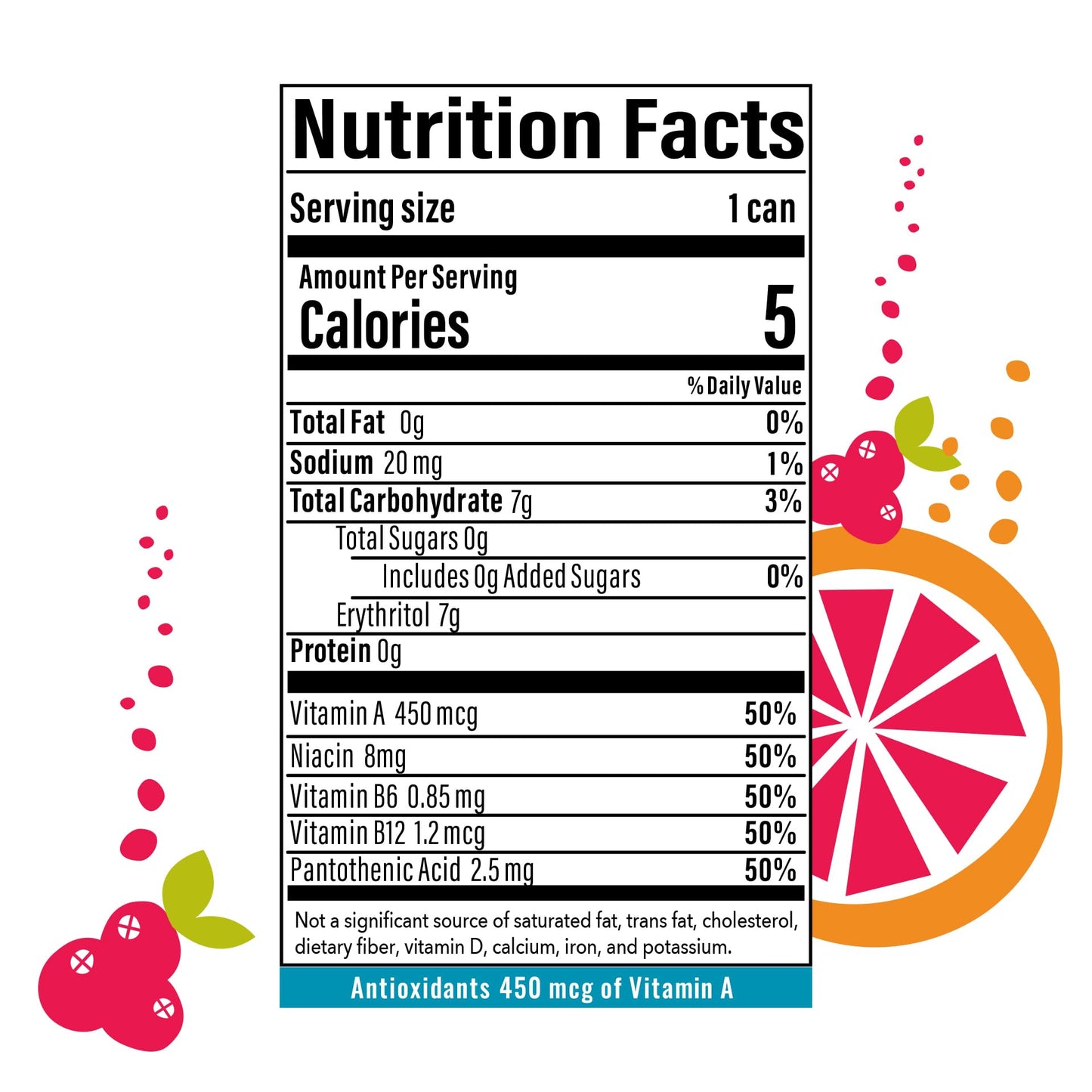 Bubblr Antioxidant Sparkling Water, Cranberry G fruit, 12 Fl Oz Cans, 12 Count, 0g Sugar, Gluten Free, All Natural Flavors
