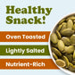 Food to Live Organic Dry Roasted Pumpkin Seed Kernels with Himalayan Salt, 8 Ounces Non-GMO, Oven Roasted Whole Pepitas, No Oil