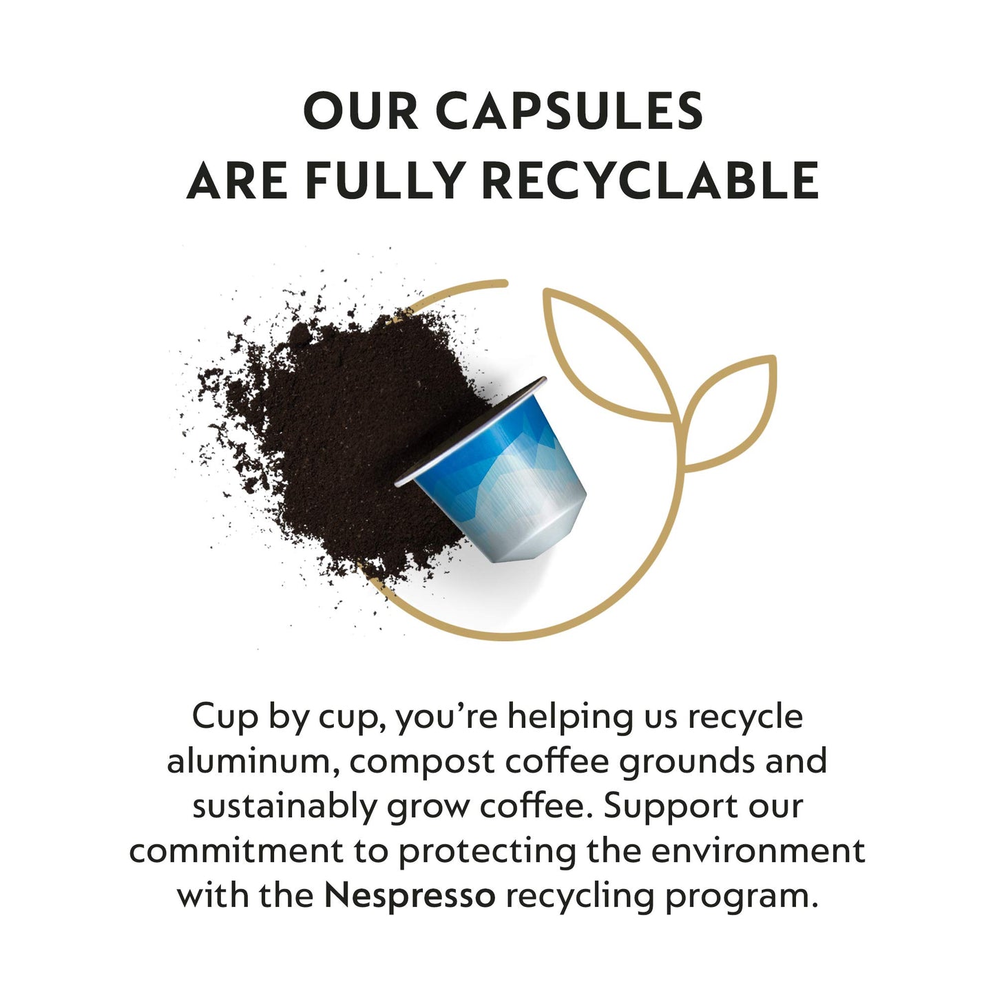 Nespresso Espresso Coffee Pods, Original Line, Freddo Intenso, 50 Count, Model U-S40385