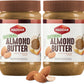 Haddar, 100% Pure Almond Butter, 18oz (2 Pack) Only One Ingredient!