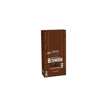 Nature’s Bakery Whole Wheat Fig Bars, Double Chocolate Brownie, Real Fruit, Vegan, Non-GMO, Snack bar, 1 box with 12 twin packs (12 twin packs)