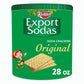 Keebler Export Sodas Soda Crackers, Soup Crackers, Lunch Snacks, Original, 28Oz Can (1 Can)
