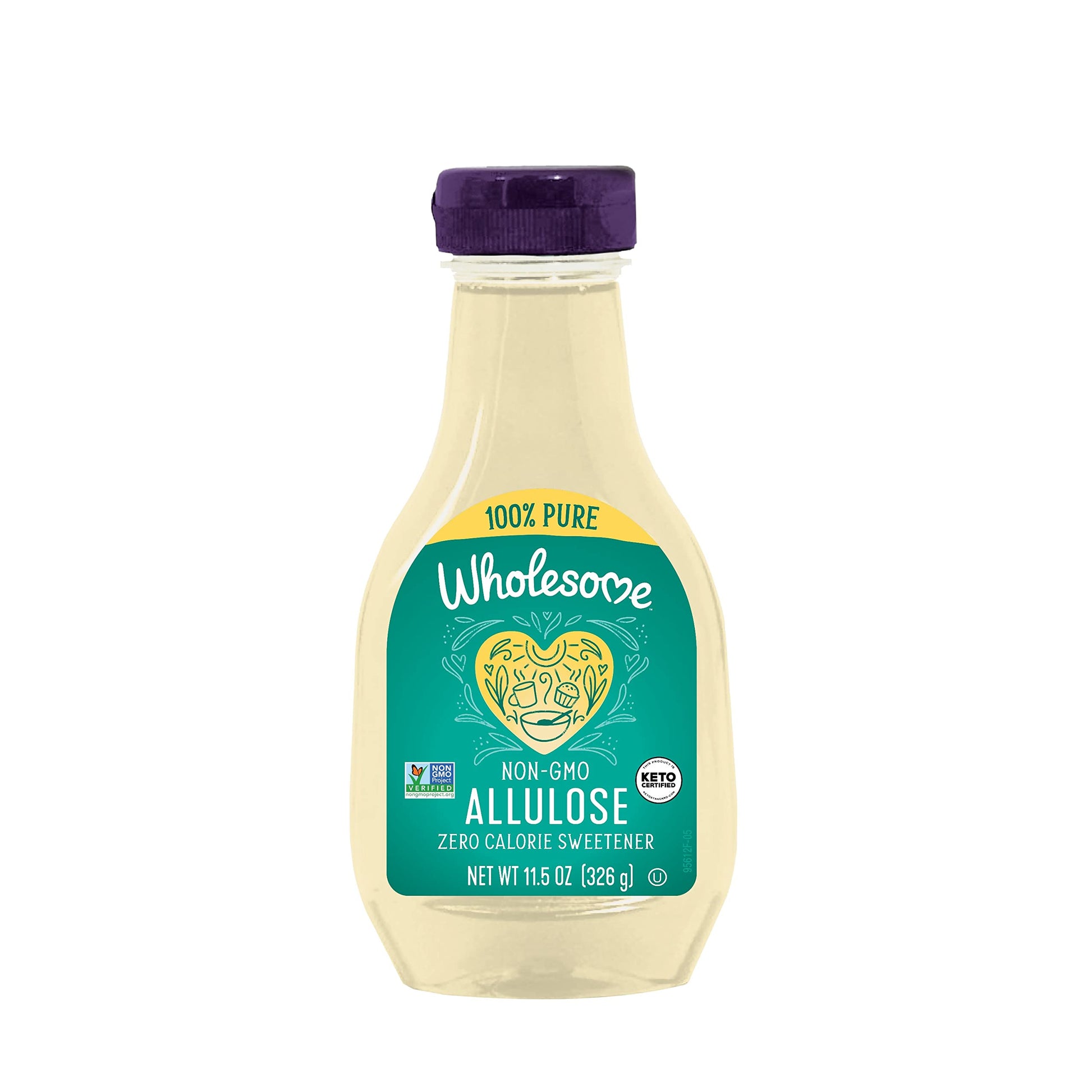 Wholesome Sweeteners 11.5-Ounce Allulose, Zero Calorie Sweetener, Keto Friendly, Non Gmo, Non-Erythritol, Gluten Free & Vegan Li