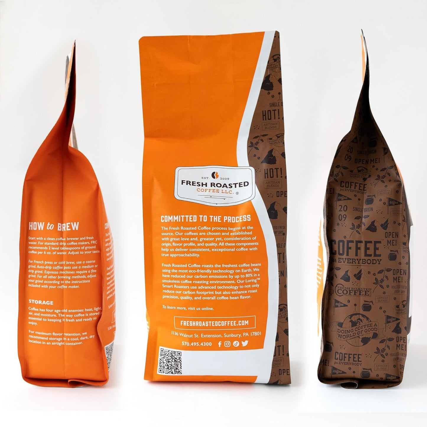 Fresh Roasted Coffee, French Roast, 2 Lb (32 Oz), Dark, Kosher, Whole Bean